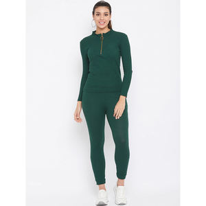 Femmes personnalisé XS taille 2 pièces été Streetwear sport à capuche et survêtement ensemble tricot décontracté solide motif survêtement survêtement - Product Image 1