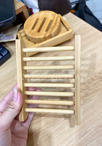 Plateau à savon en bambou écologique et réutilisable/porte-savon en bambou auto-drainant avec un prix bon marché et un échantillon gratuit d'Eco2go Vietnam - Product Image 5