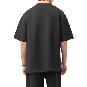 Camiseta de Hombre de Seda/Algodón con Cierre en el Pecho, Personalizada, Nueva Colección, Cuello Redondo, Manga Corta, Corte Regular, Tallas Grandes - Product Image 6