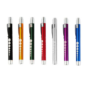 คู่มือการปฐมพยาบาลพกพาสำหรับแพทย์และพยาบาล ไฟฉายโลหะแบบปากกา ไฟฉายตรวจช่องปากและคอแบบ LED สำหรับการวินิจฉัยทางหู คอ จมูก - Product Image 6