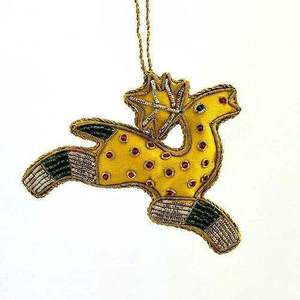 ที่แขวนผนังรูปสัตว์ทำด้วยมือพวงกุญแจรูปหมีสีขาวตกแต่งคริสต์มาสงานปักลวดลายออกแบบได้ตามต้องการ - Product Image 6