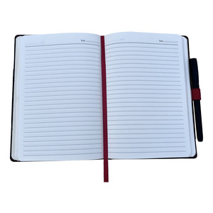 Venta al por mayor mejor polipiel A5 diario 200 página cuaderno Flexible con bolígrafo versátil Oficina empleado cuaderno pluma captura - Product Image 3