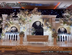 Estilo moderno Sueño Pasillo Boda Escenario Naturaleza Abrazo Boda Escenario Estilo parisino Sueño Boda Escenario Configuración - Product Image 4