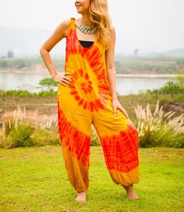 Nuevo vestido tradicional de verano de algodón y teñido para mujer - Product Image 4
