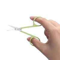Ciseaux à cuticules professionnels doigts incurvés et ongles manucure 2025 ciseaux de beauté avec étui d'emballage, 2 ans de garantie