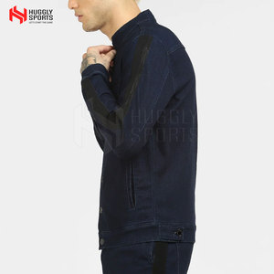Venta al por mayor 100% Chaqueta de los pantalones vaqueros de los hombres de algodón transpirable al aire libre de invierno con el logotipo personalizado - Product Image 3
