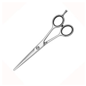 Ciseaux de coiffure de qualité supérieure Ciseaux de coupe de 5 pouces Ciseaux de coupe de cheveux pour bébé en acier et métal polonais - Product Image 3