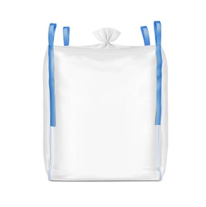 1 Ton Heavy Duty PP Woven Jumbo <b>FIBC</b> <b>Bag</b> with Cross Corner Loops for Construction Material Storage - Product Image 2