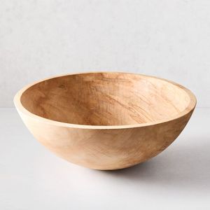 Juego de ensaladeras de madera NATURAL de alta calidad, diferentes tamaños de juego de cuencos de madera para restaurante, cocina hecha a mano - Product Image 1