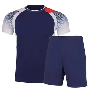 Jersey De Voleibol Para Homens Tênis Vestuário Design Preço Barato Sublimação Tênis Badminton Voleibol Jersey Uniformes Atacadista.