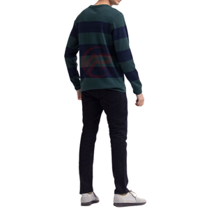 เสื้อสเวตเชิ้ตบุขนแกะแบบไม่ยับ ขนาดใหญ่พิเศษสำหรับผู้ชาย ผลิตจากโรงงาน ผลิตภัณฑ์รักษ์โลก ลายเรียบ - Product Image 5