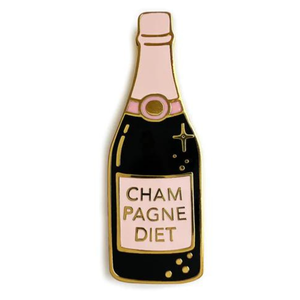 Badges à revers champagne à paillettes personnalisés - Product Image 3