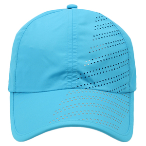 Casquette de baseball multi-panneaux en sergé de coton imperméable personnalisée pour homme, avec sangle réglable, respirante, style papa uni, broderie, idéale pour le golf et l'été - Product Image 1