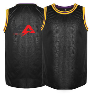 Ensemble de maillots de basket-ball personnalisés de haute qualité pour hommes Short respirant imprimé par sublimation avec nom d'équipe vierge pour adultes - Product Image 1