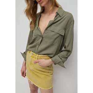 Camisa drapeada con detalle de bolsillo - Product Image 3