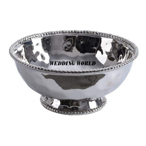Metal Flower Design Chocolate <b>Bowl</b> Black And <b>Silver</b> Finished Sweet <b>Bowl</b> Customized Size Wholesale New Chocolate <b>Bowl</b> - Product Image 2