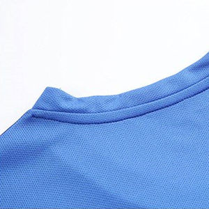 Uniforme de fútbol de manga corta con cuello en V de poliéster 100% de alta calidad, uniforme de fútbol Deportivo transpirable liso personalizado para hombre - Product Image 6