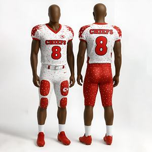 2025 nouveauté personnalisé de haute qualité adulte jeunesse uniformes de Football américain meilleur ensemble de conception vente chaude caractéristiques respirantes - Product Image 1