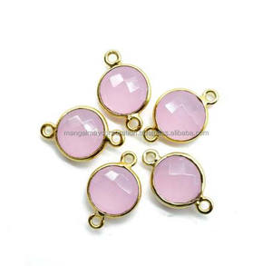 Vente en gros 925 argent Sterling forme ronde cornaline pierre pendentif breloque connecteur lunette recueillir réglage délicat collier 14 pouces - Product Image 4