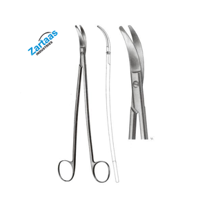 Fabricante y exportador de instrumentos quirúrgicos de tijeras Satinsky de acero inoxidable de alta calidad - Product Image 1