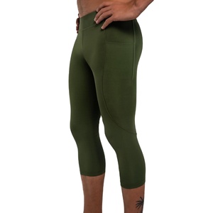 Leggings de compression pour hommes, vêtements de sport pour la course à pied, le yoga, la gym, pantalons de jogging respirants et à séchage rapide - Product Image 1