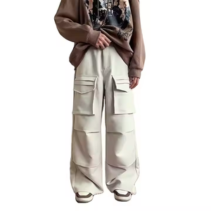 Pantalon décontracté délavé à séchage rapide pour hommes avec poches zippées: tissu anti-humidité, idéal pour les activités de plein air - Product Image 6