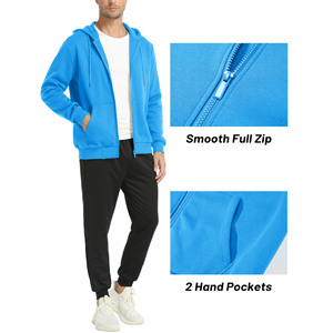 2025 Men's Casual 100% Cotton 450gsm Heavyweight Half Zipper Collar Pullover Hoodie Custom Half Zip Hoodies for Autumn Season - Product Image 4