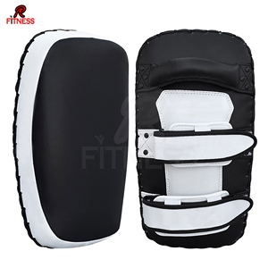 แผ่นโฟกัสแพดสำหรับมวยไทยพร้อมที่รองรับข้อมือ แผ่นโฟกัสแพดโค้งทนทานสำหรับยิมมวย - Product Image 4