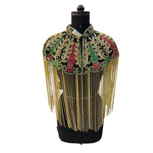 2025 Beaded Sequins Cape with 100% Cotton Fabric High Quality Best Prices From India - Product Image 1