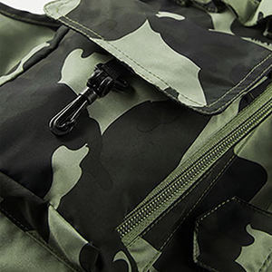 เสื้อกั๊กนิรภัยสำหรับทุกเพศเสื้อกั๊กป้องกันการก่อสร้างมีแถบสะท้อนแสงติดโลโก้แบบใหม่ - Product Image 6