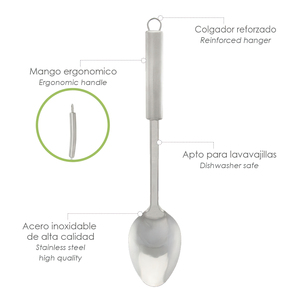 Cucchiaio da Servizio in Acciaio Inossidabile per Cucina 7 x 30,5 (Altezza) cm. - Product Image 4