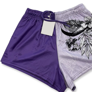 Pantalones Cortos Deportivos Transpirables de Rugby Estilo Cuba, con Impresión Digital, Logotipo OEM, 100% Algodón, 180g, Cintura Elástica Media, para Hombre y Mujer - Product Image 3