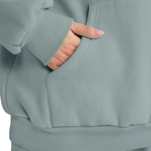 Oem Service Sweats à capuche pour femmes Anti-rides Casual Streetwear Drop Shoulder Respirant Ecologique Hoodies pour femmes - Product Image 6