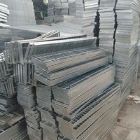 Прочная оцинкованная стальная решетка для дорожного дренажа, крышка-решетка для водоотвода, железная решетка для дренажных канав