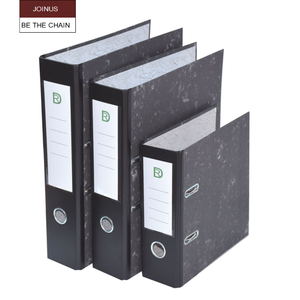 <b>A4</b> Marble Pattern Lever Arch <b>File</b> 3 Inch 2.0mm Thick PP Document Box Custom Logo Office Stationery - Product Image 1