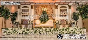 พิธีแต่งงาน Roka สำหรับตกแต่งเวทีพิธีอันรุ่งโรจน์อุปกรณ์ตกแต่งเวทีงานแต่งงานงานหมั้นงานแต่งงานของชาวอินเดีย - Product Image 6