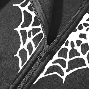 Concevez vos propres sweats à capuche d'hiver de haute qualité avec fermeture éclair en strass, 100% coton, best-seller, prix bas, dernier design pour hommes - Product Image 3