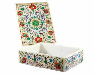 Wholesale Supply Lightweight Luxury Marble <b>Jewelry</b> <b>Box</b> with Handcrafted MOP Patterns Available <b>for</b> <b>Sale</b> - Product Image 1