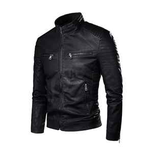 Modèle 2026 tendance, veste en cuir pour homme et femme, nouvelle mode, veste en cuir pour homme, veste en cuir coupe-vent 2025 - Product Image 1