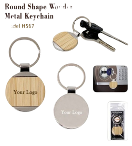 Porte-clés en métal vierge simple et chic Porte-clés rond et ovale et breloque de sac à main Porte-clés et mousquetons promotionnels - Product Image 4