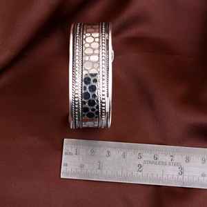 Beaux bracelets en laiton unisexe bijoux faits à la main avec chaînes incluses cadeau chrétien taille réglable en vrac en gros - Product Image 6