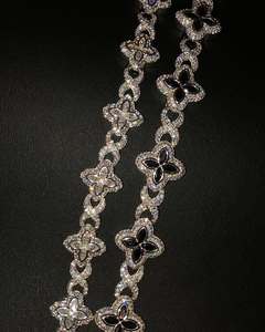 Pulseras de diamantes de moissanita totalmente personalizadas y con incrustaciones de diamantes para unisex, joyería de plata 925 y oro rosa para unisex - Product Image 2