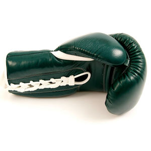 Gants de boxe de sécurité sportive en cuir de couleur verte 2023 taux de gros personnalisé qualité supérieure professionnel respirant UV - Product Image 4