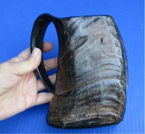 Mug en corne de buffle écologique avec poignée Vaisselle durable pour la maison, l'hôtel, le bar et les fêtes pour une utilisation en extérieur et au bureau - Product Image 2