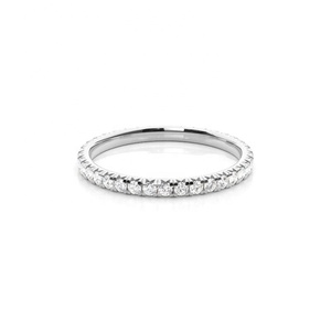 เครื่องประดับที่ปรับแต่งได้สำหรับผู้หญิง18K 14K 10K 925สเตอริงเงินเพชรโมอิสซาไนต์ฮาโลหมั้นแหวนแต่งงาน - Product Image 5