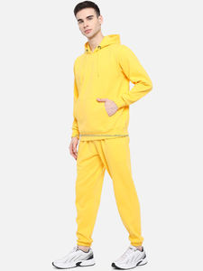 ชุดจ็อกเกอร์ผู้ชายแบบกำหนดเอง 2 ชิ้น ทรงหลวม ผ้าหนา 400 GSM ชุดวอร์มทรงบ็อกซี่ ทรงโอเวอร์ไซส์ ชุดลำลองสไตล์สบายๆ - Product Image 4