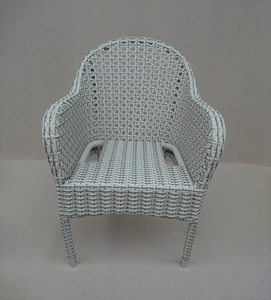 Serena Seat Fauteuil Rotin Blanc Naturel Élégant - Product Image 1