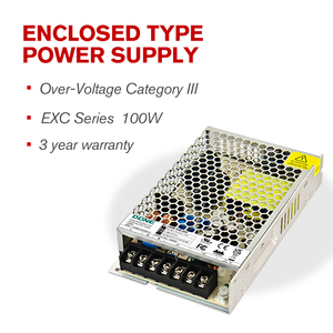 産業用シャーシマウント型スイッチング電源 15W～600W 広電圧入力 PLC制御およびセンサーネットワーク用 - Product Image 3