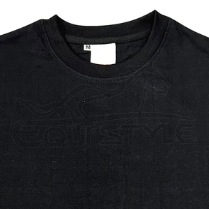 เสื้อยืดโอเวอร์ไซส์สีดำ ระบายอากาศดี สไตล์วินเทจ สตรีทแวร์ ลายกราฟิก ผ้าฝ้ายผสมโพลีเอสเตอร์ เสื้อยืดเปล่าสำหรับสั่งทำขายส่ง แฟชั่นฤดูร้อน - Product Image 2