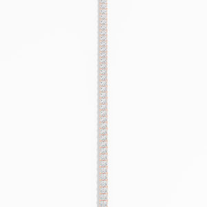 Bracelet tennis en moissanite taille princesse de luxe 8,28 carats, 7 pouces, argent sterling 925 plaqué or 14 carats, VABS DIAMOND - Product Image 6